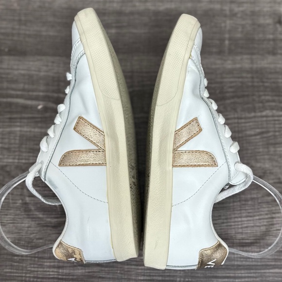 VEJA Esplar White/Rose Gold Sneakers [S6566] - Picture 2 of 11
